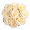 Rose Box Pink Round Infinity Roses - Flower Box 8