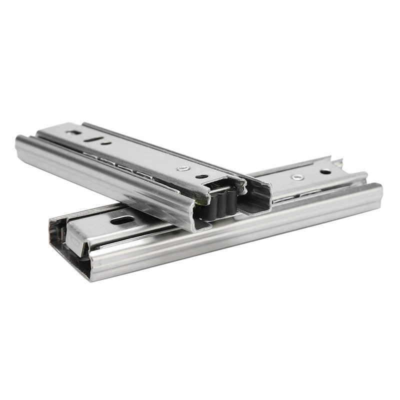 2pcs 5in Mini Short Drawer Slides Furniture Guide Rail Full