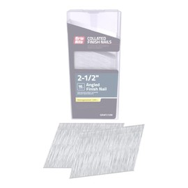 Grip Rite Prime Guard GRAF212M 16 Gauge Angled Electrogalvanized Collated Finish Nails, 2-1/2"