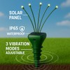 Mole Repellent with Swaying Lights Solar Powered 2 Pack -