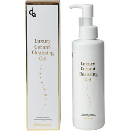 DEMARLE Luxury Ceramic Cleansing Gel, 6.8 fl oz (200 ml) W, No Need to Wash Face, Sensitive Skin, Dry Skin, Moisturizing, Moisturizing, Refreshing, Phytospingosine, Natural Damask Rose, Double Face Cleansing Gel