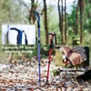 PELLIOT Portable Trekking Pole Aluminum Alloy 4-Section Telescopic Hiking Pole