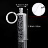 BIASTNR Permanent Match Emergency Lighter, Metal Matchstick Fire Starter Keychain,