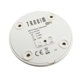 LED Dimmer Wifi 100 W 230 V Foot Dimmer Cord Dimmer for HV Lamps Alexa / App Controllable White