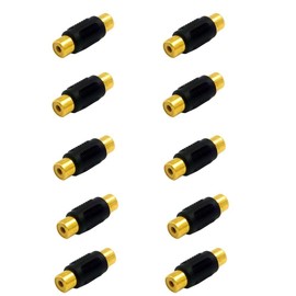 SIENOC 10 x RCA Cynch RCA Adapter Connector Coupling Female