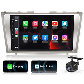 𝟓𝐆𝐖𝐢𝐅𝐢 𝟒𝐆+𝟔𝟒𝐆（Upgrade 1280 * 800 HD -Android13 ）Car Radio for Toyota Camry 2006-2011 Car Stereo with Wireless Carplay/Android Auto Autoradio Support Mirror Link GPS Navigation Backup Camera