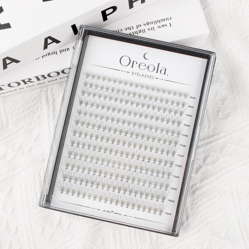Oreola Individual Lashes Clusters for Eyelash Extensions Reusable Fake Lashes