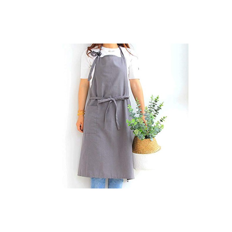 X-Labor Apron Cotton Linen Women Kitchen Apron Bib Apron Cooking