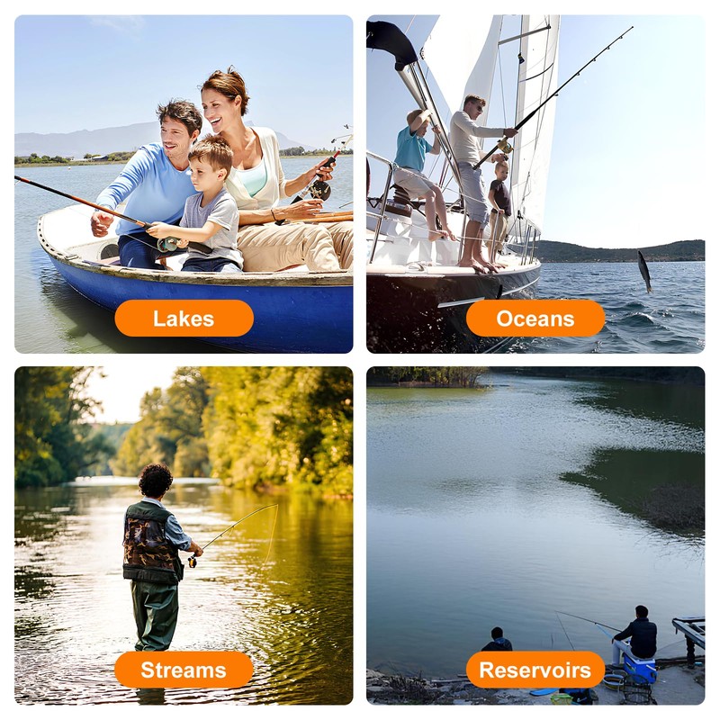 Riceel Kunstköder Set, 5 Stück Spinnerbait Angelköder Multicolor Buzzbait Spinnerbait