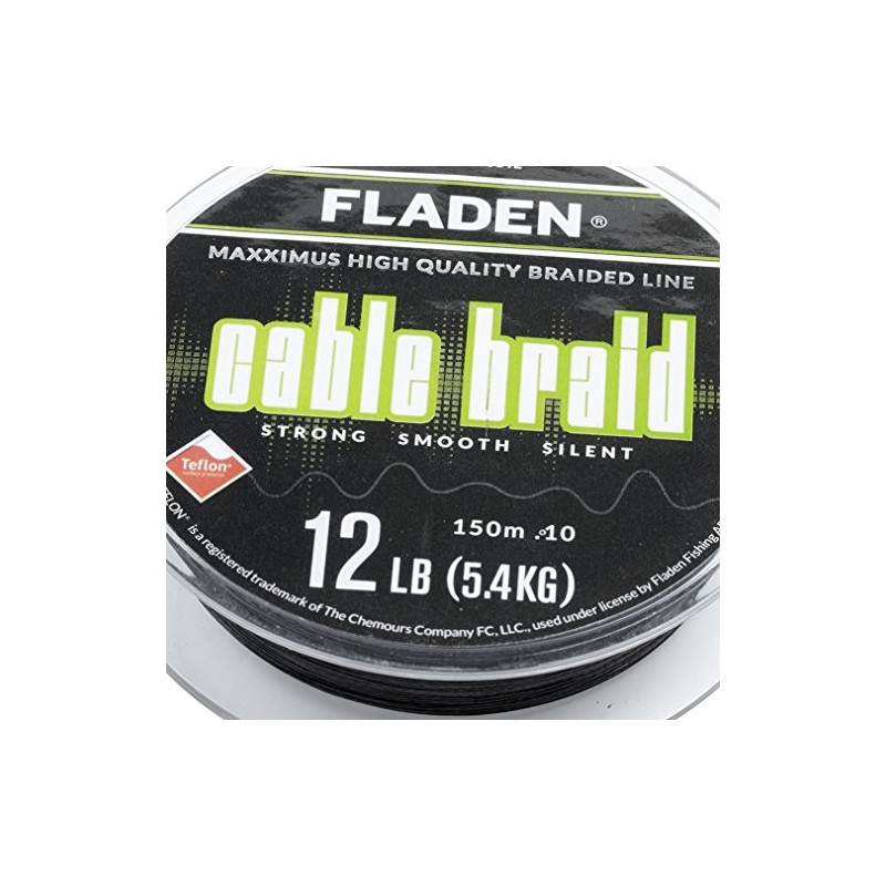 FLADEN Fishing 150m Spools of Quality CABLE BRAID - Teflon