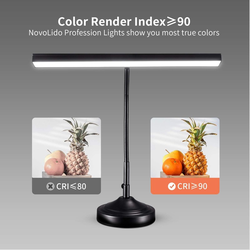 Piano Desk Lamp, 2-in-1 LED Piano Light for Upright Digital