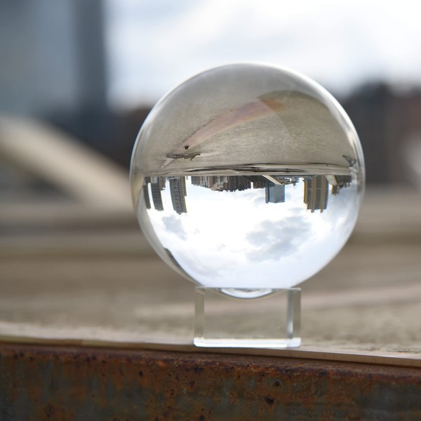 MerryNine K9 Crystal Ball with stand for Photography crystal sphere
