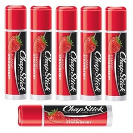 ChapStick Strawberry lip balm stick x 6 Packs Skin Protectant