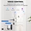 UanTii Tuya WiFi Door Window Detector with Light Sound Alarm