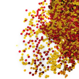 TWINKLING Holographic Glitter, Chunky Glitter, Fine Glitter, Craft Glitter Chips for DIY Resin Art Epoxy Craft, Nail Art, Jewelry Making, Tumblers Slime Decoration,1mm,100g (Crystal Color)