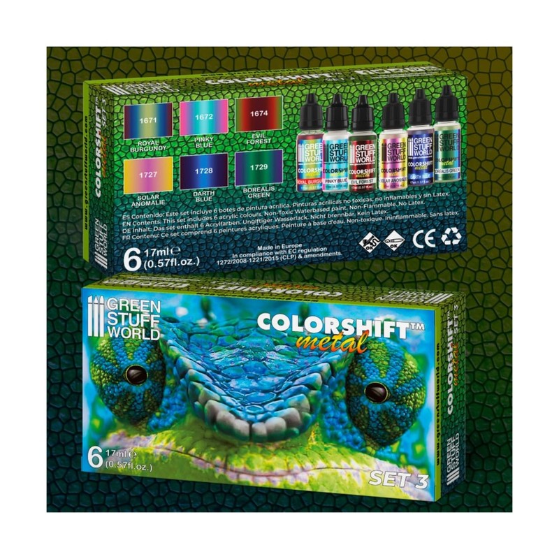 Green Stuff World Chameleon Acrylic Paint Set 3