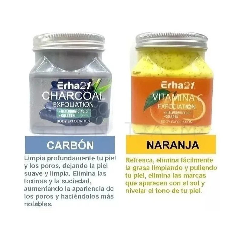 Exfoliante Facial Y Corporal Aromas Hidrata Aclara Manchas Todo Tipo