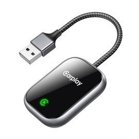 2025 Upgraded Wireless CarPlay Adapter for Apple iPhone, Converts Wired to Wireless Car Play Adapter, Auto Connect, Mini Size, Compatible with Cars from 2016 & iOS 10+