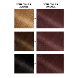 Garnier Olia permanente Haarfarbe, ohne Ammoniak, mit natürlichen Blumenölen, eisiges Schokoladenbraun (5.15)