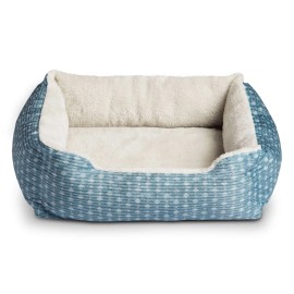 Unbranded Vibrant Life Cuddler Small Dog or Cat Bed, Blue 19" x 15"