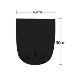 Vareone 5 Litre Rubbish Bags Rubbish Bags for Office Bathroom Kitchen Black and White 150 Bags / 6 Rolls