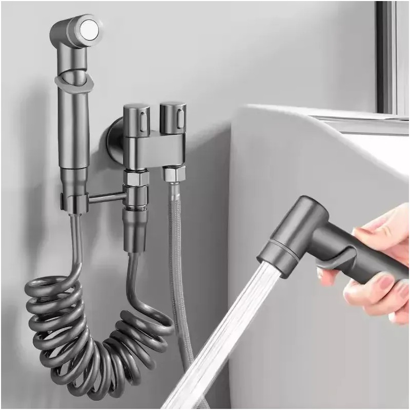 Llave De Doble Ángulo, Grifo De Inodoro De Doble Salida