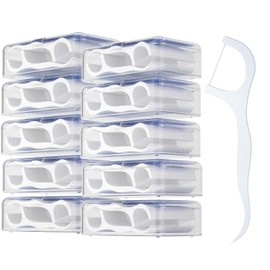 FRESHLIX- Palillos de hilo dental, 500 unidades, palillos de dientes Flossers Gen 5 para eliminar la placa y proteger las encías en la limpieza dental de adultos y niños.