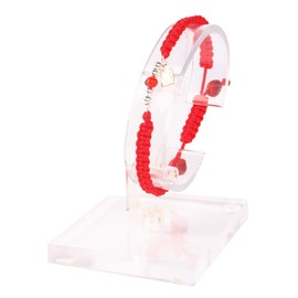 Macrame Adjustable Bracelet UNISEX - Silver Finished - Friendship/Love Good Luck Bracelet - w/Meaningful Huayruro Seed Beads - Great Gifts for HIM & for HER