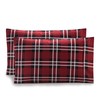 Elegant Comfort Pattern Printed Pillowcases 2-Piece Set Egyptian Quality Microfiber