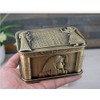 Hogarup decorative box with lid small metal jewelry box trinket