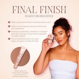 Beauty Creations Final Finish Baked Highlighter – Polvo iluminador en 8 tonos – Textura ligera, altamente pigmentado y acabado radiante de larga duración - Party Effect
