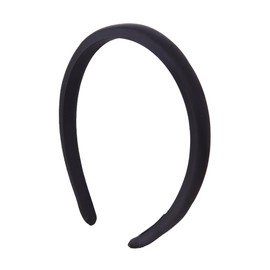 Black Headband Hair Accessories for Women Face Wash Makeup Hairband Headband for Women Satin Padded Headbands Spa Head Band Washing Face Stretchy Hairbands Fashion Hair Ornament
