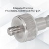 Prism Adapter Knurling Stainless Steel M8 Thread Survey Pole Adapter
