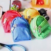 1Pc Blue Mini Doll Backpack School Bag Model Dollhouse School