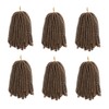 Spring Twist Hair 6 Packs 8inch Fluffy Spring Twist Crochet