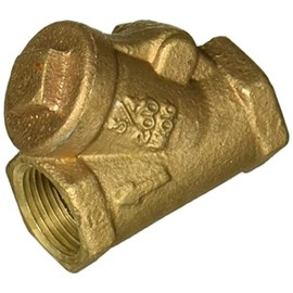 URREA VRC01.19 Válvula de Retención de Columpio Cierre de Buna-N a Bronce de 3/4"