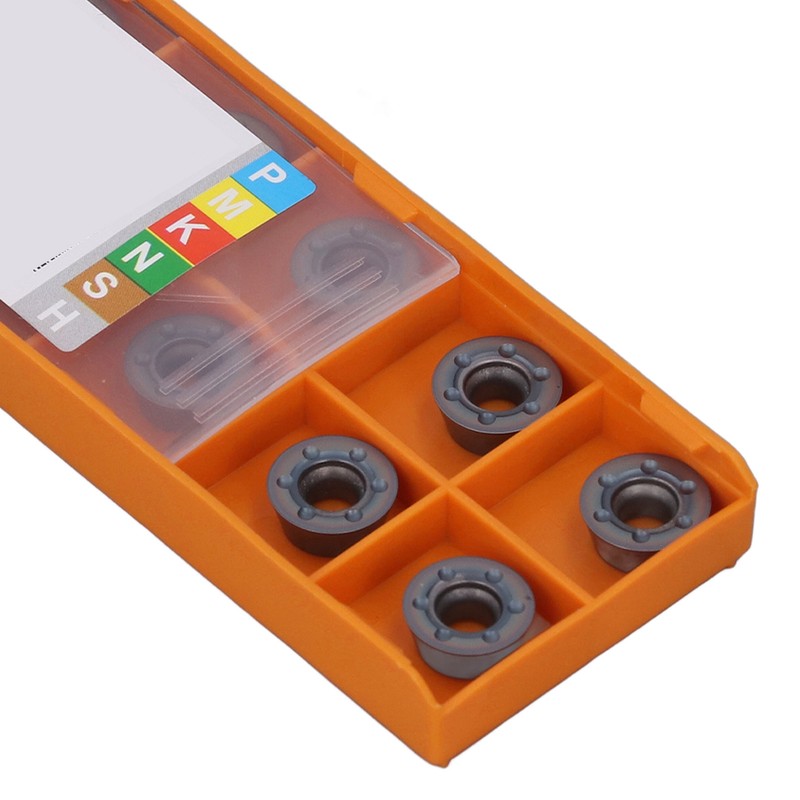 10 Pcs Lathe Carbide Blade Round Wood Turning Cutter High
