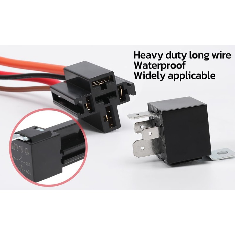 Electric Fuel Pump Relay Fuel Pump Wiring Harness Kit 40