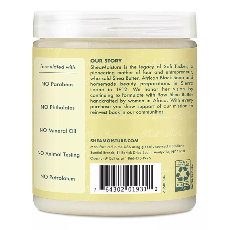 Shea Moisture Mascarilla Sin Enjuague Aceite De Ricino 591ml