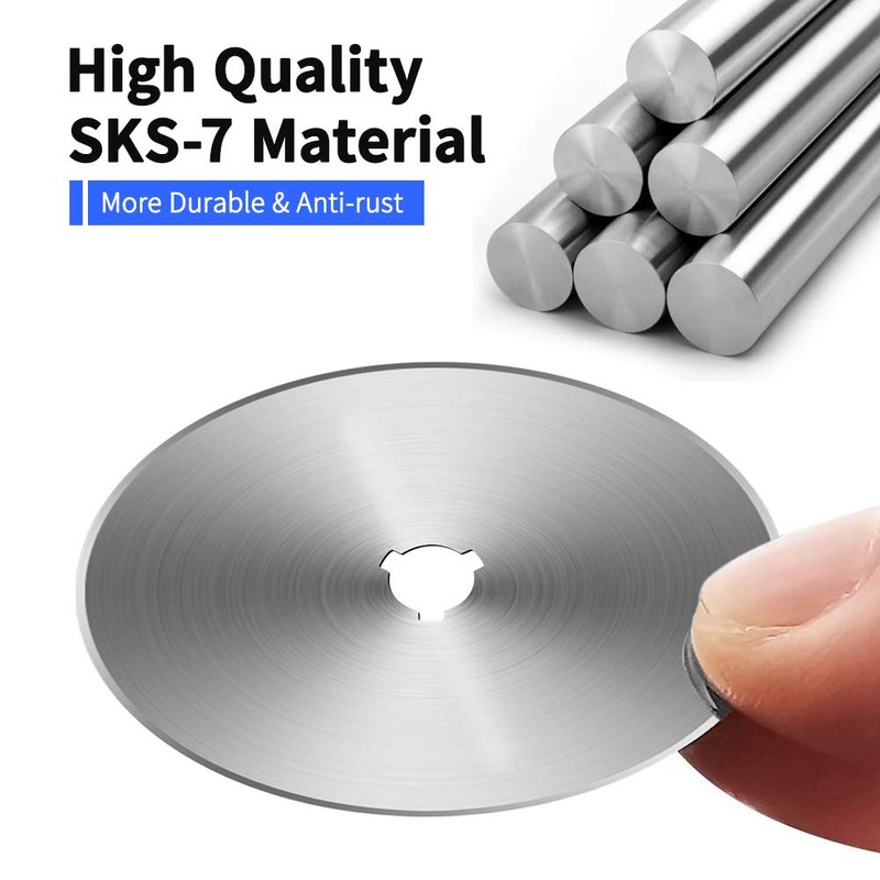 60MM Rotary Cutter Blades, Sopito 10PCS Premium Spare Replacement Cutting