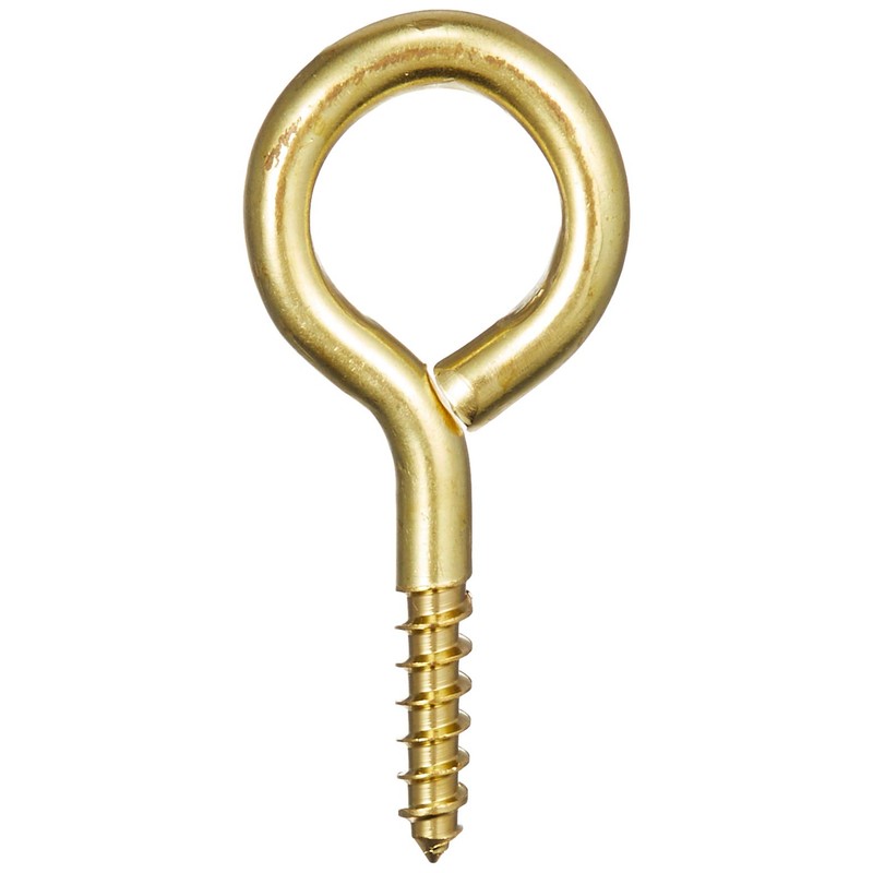 TRUSCO(トラスコ) 真鍮ヒートン#10 10本入 THT-B10