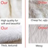 NTMY Christmas Tree Skirts, 36 Inch Faux Fur White Tree