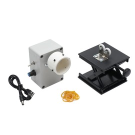 TABODD Portable Professional Fishing Rod Building Winding Tool, AC 100-240V Elctric-Drive DIY Fishing Rod Tool Machine 0-60RPM Adjustable Fishing Rod Winding Machine for Epoxy Drying