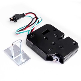 1pcs Electronic Lock,DC 12V 2A Carbon Steel Solenoid Cabinet Spring Lock for Drawer Locker (63X50X13mm)