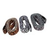 Unisex Leopard Print Pull Up Assistance Bands Long Resistance Bands
