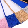 Party to Be Plain Sash with Tassels Blank Satin Sash