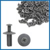 A ABSOPRO 100 Pcs 8mm Hole Gray Rivets Fastener Push