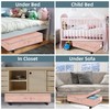 Supowin Under Bed Storage with Wheels, Rolling Underbed Storage Containers