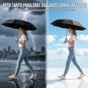 Paraguas Plegable Automático Reforzado,Paraguas Plegable de la luvia y Sombrilla