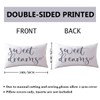 Bedding Decorative Lumbar Pillowcases Sweet Dreams Good Night Cushion Covers